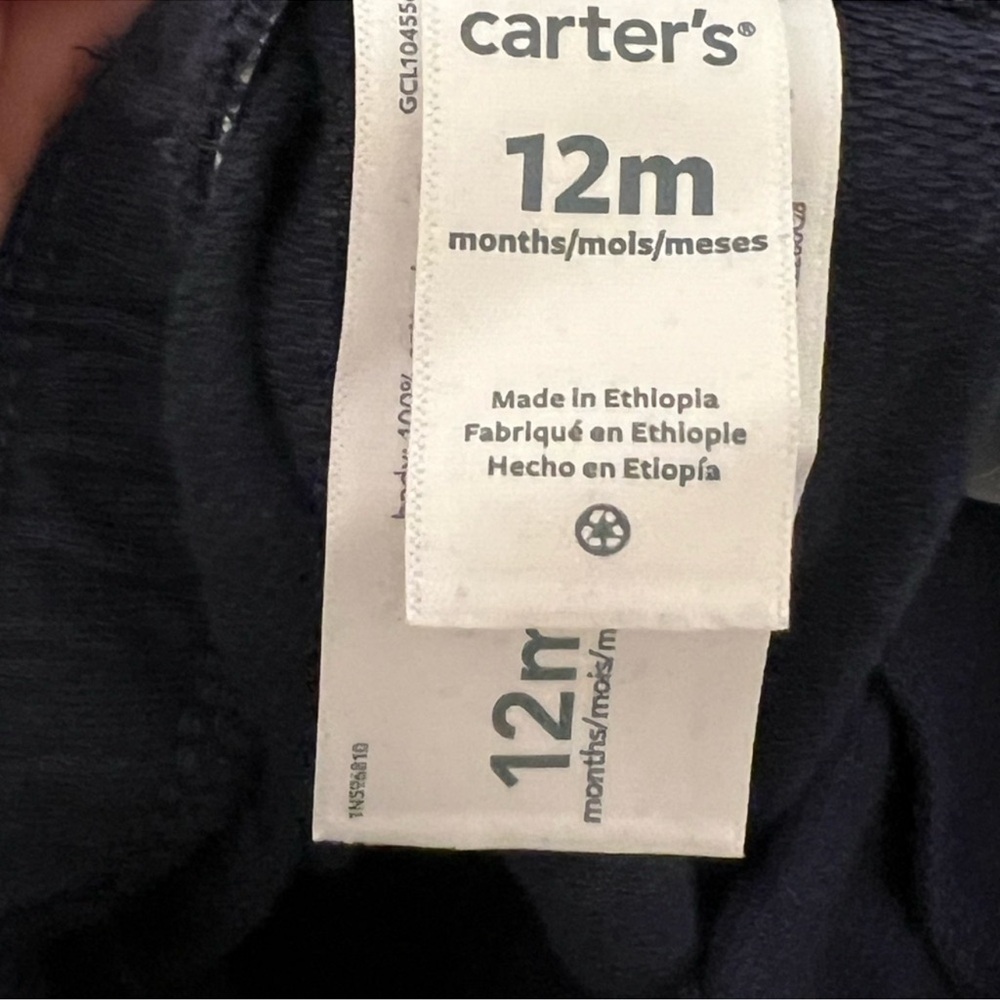 Carter's Navy Joggers - Picture 3 of 3